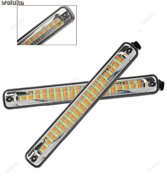 

Car LED daytime running light conversion highlighting turn signal daytime running light yellow light decorative light CD50 Q04