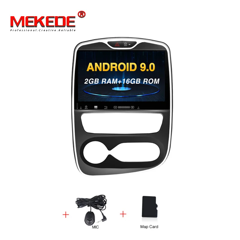 Clio 2015-2018 MEKEDE 10," HD Android 9 gps для автомобиля, стерео для Renault Clio 2013 с 4G ram 64G rom gps wifi Аудио BT - Цвет: Clio 2015-2018