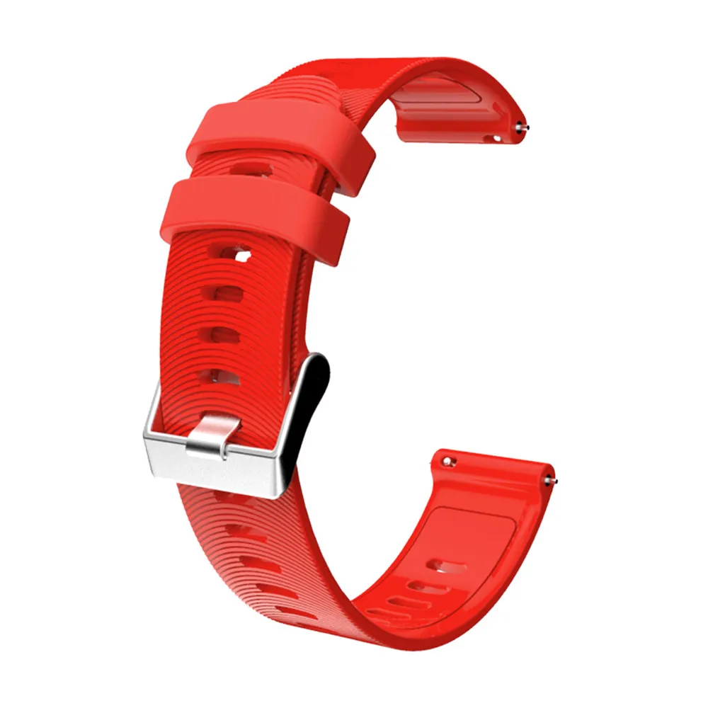 Silicone Wristband Watch Strap for Garmin Vivoactive /HR/ Vivoactive3 MUSIC Forerunner 245 645 For Samsung Gear S2 Sport Watch