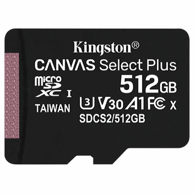 Tarjetas microSD Canvas Go! Plus Clase 10 Plus - V30, A2 - 64GB a 512GB -  Kingston Technology