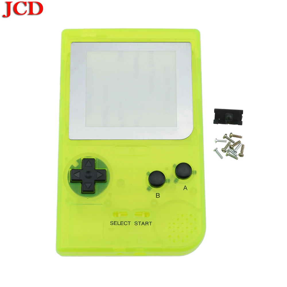 JCD Зеленый Полный Чехол Корпус Замена для Gameboy Карманная игровая консоль для GBP Оболочка Чехол с кнопками комплект Желтый
