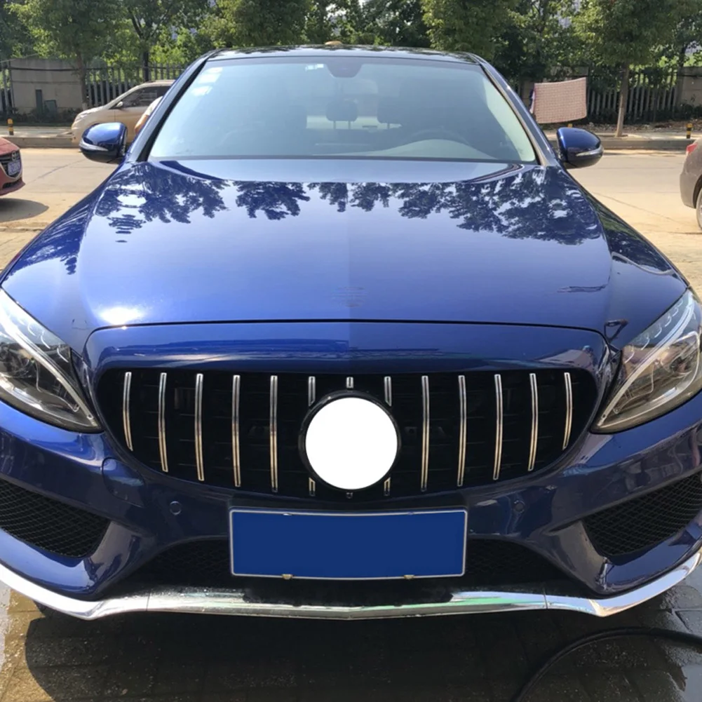 Подходит для Mercedes Benz c-класс W205- передняя решетка GT черный и серебристый