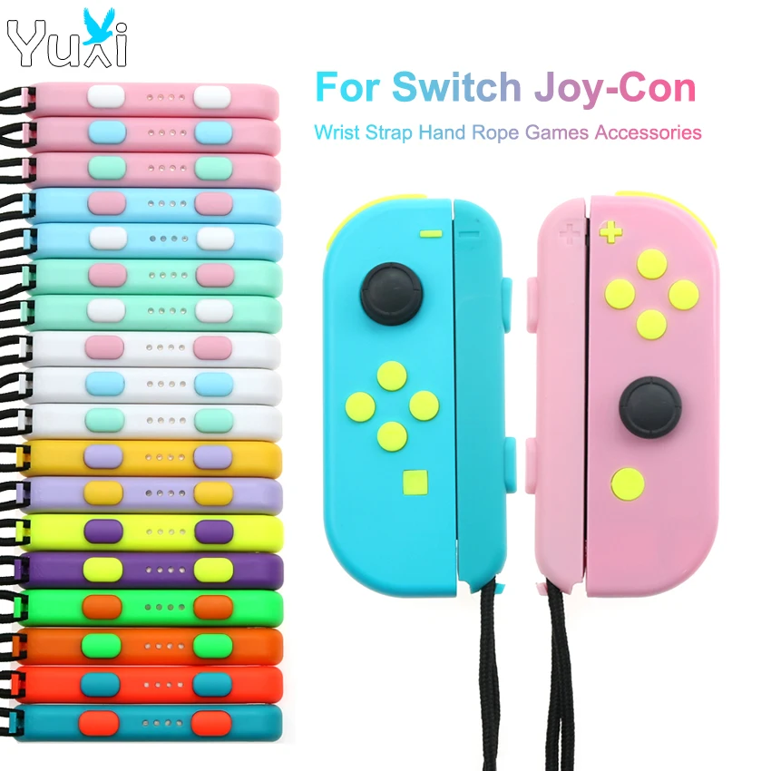 Yuxi Nuovi Arrivi Cinturino Da Polso Della Mano Corda Cordino Per Nintend Interruttore Ns Nx Gioia Con Controller Involucri Del Polso Strisce Band Acc