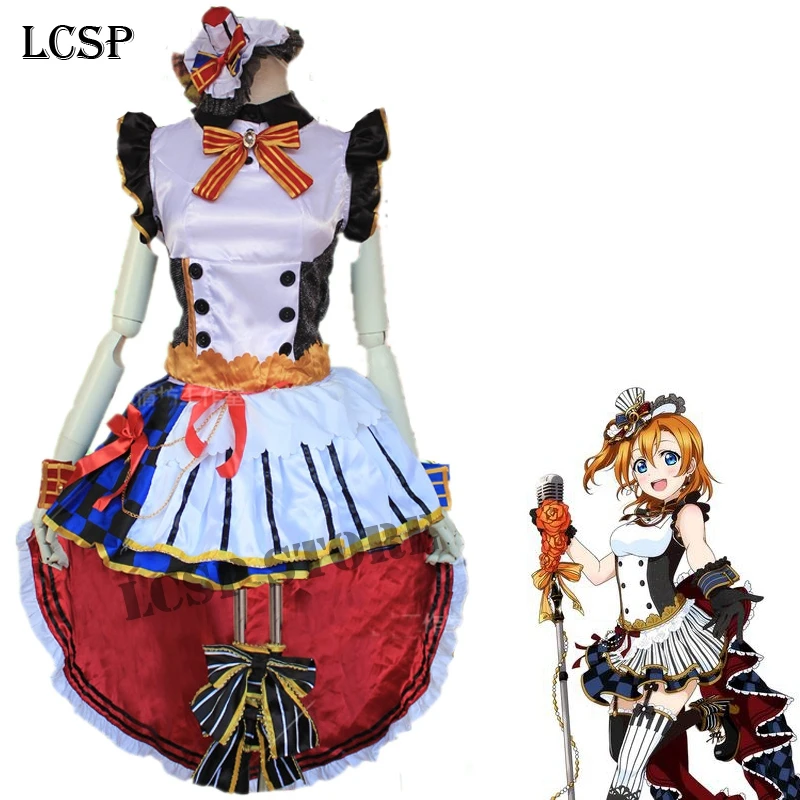 LCSP LoveLive All Character Maid Awake японский костюм для косплея аниме Love Live Hoshizora Rin Униформа костюм одежда