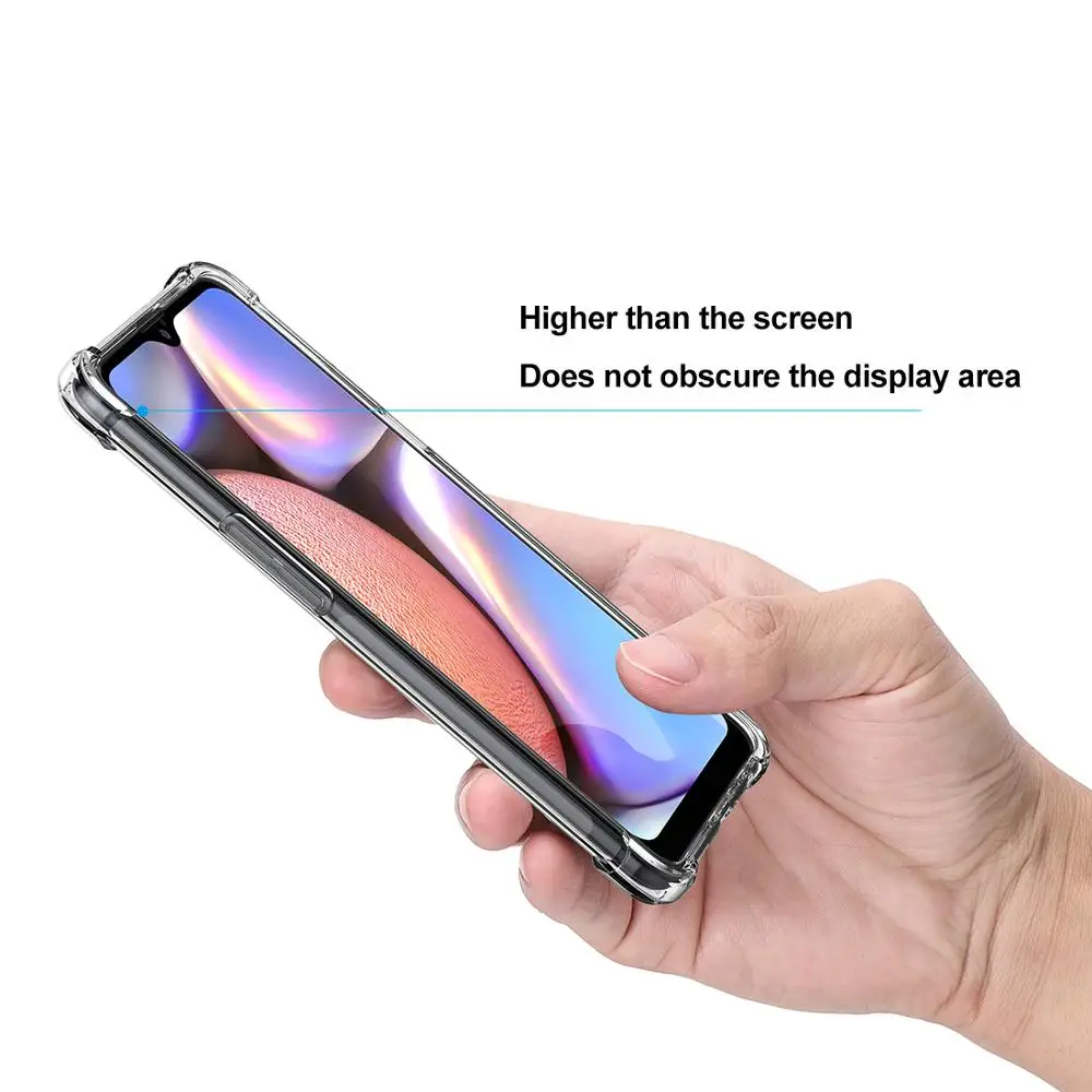 Для Samsung Galaxy A10s чехол прозрачный термопластичный полиуретан силиконовый чехол для телефона A10s Бампер защитный чехол
