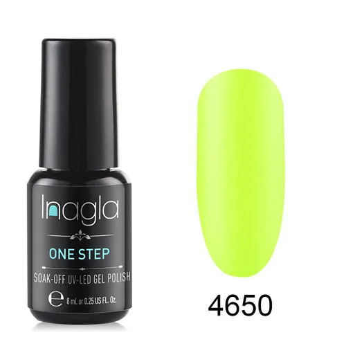 4650 Inagla матовый Гель-лак one step УФ светодиодный био-Гели Soak Off Гель-лак для маникюра 3 в 1 нейл-арта Лаки ручка Гибридный наконец гель Краски - Цвет: 4650