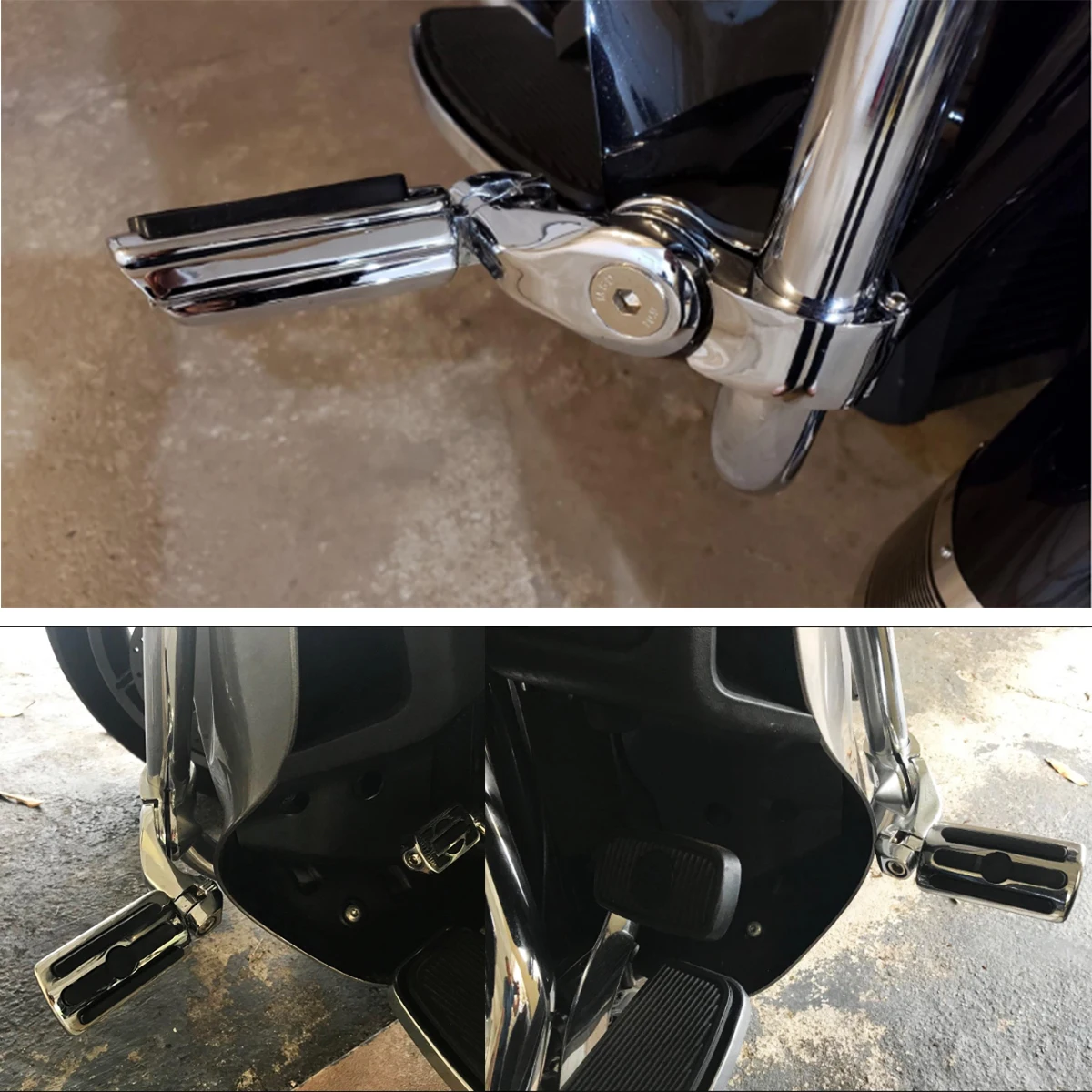 Подножки для автострады, подходят для 1,2" защита двигателя-Harley Davidson Road Glide, Electra Glide, Road King, Street Glide