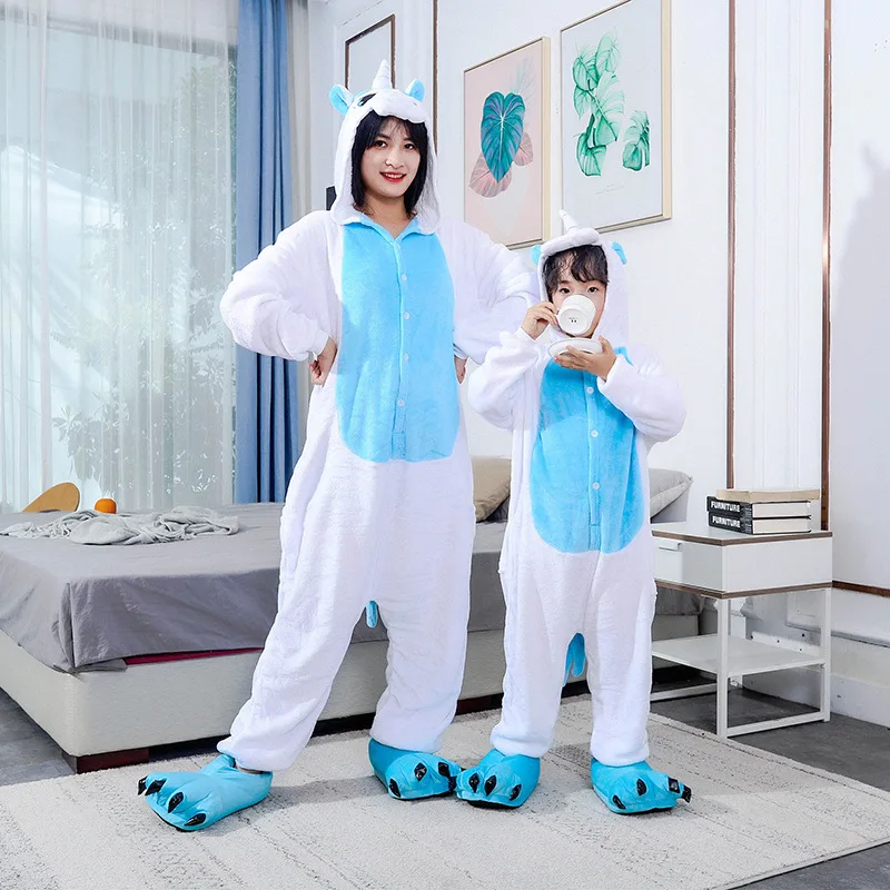 sleepwear for baby boy Children Onesies Pajamas Winter Deer Stitch Onesies Boys Girl Pajamas Set Cartoon Animal Pyjamas Onesies Kids Flannel Sleepwear sleepwear for boy Sleepwear & Robes