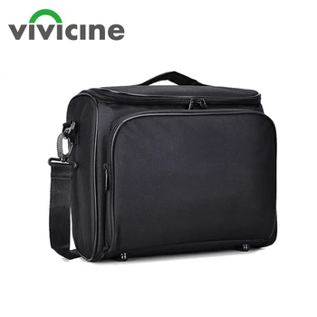 

Vivicine Projector Storage Bag for V100 V200 V300 E500 T8 V600 support most LED projector multi-function black bag