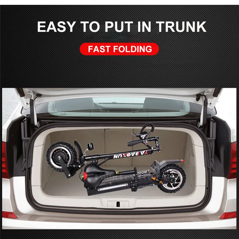 Daibot Off Road Electric Scooter Two Wheel 12 Inch 60V Dual Drive 1600W 80KMH With Seat Powerful Electric Bike For Adult  (7)