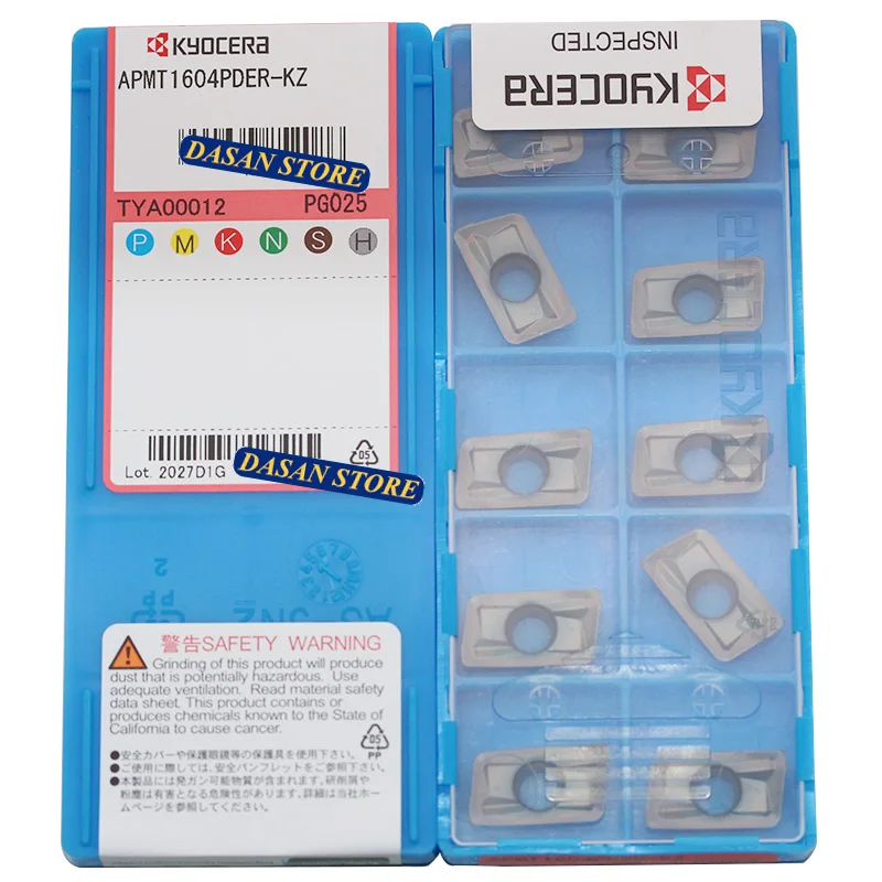 Kyocera APMT1135PDER KZ PG025 APMT 1604PDER KZ PG035 фрезерные Вставки высокое качество карбид лицо мельница токарный станок