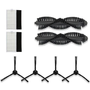 

for ILIFE A4S Robot Vacuum Cleaner Replacement Kits-HEPA Filter Main Brush Side Brushes, 10PCS