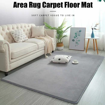 

120X160CM Floor Carpet Soft Fluffy Rugs Anti-Skid Shaggy Area Rug Carpet Home Bedroom Floor Mat Convenient for Baby Room Decor