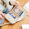Women Short Wallet Cute Bird Tree Pattern Design Girls Zipper Coin Purse Ladies ID & Credit Card Holder PU Small Clutch Bag 3