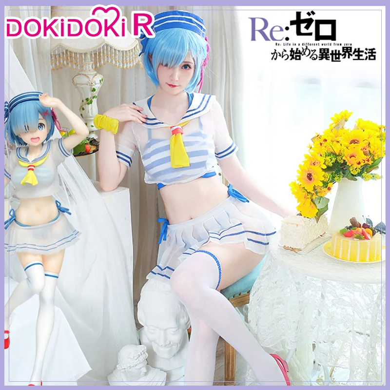 Купальник для косплея DokiDoki-R из аниме Re Life in a different world from zero костюм морской пехоты
