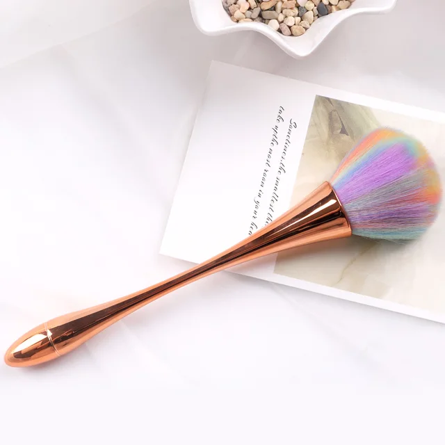 TSZS Popular Round Small Flower Brush Nail Paint Gel Dust Cleaning Brushes Make Up Brush Nail Art Manicure Tool NT-289C