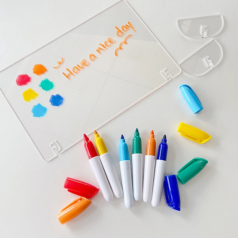 6ColorsPastelWhiteboardMarkerPenCuteCandyColorHighlighterSchoolOfficeSuppliesKawaii