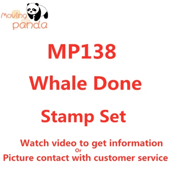 

MP138 WHALE DONE Metal Cutting Dies and Stamps Stencil For DIY Scrapbooking Paper/photo Cards Embossing Dies