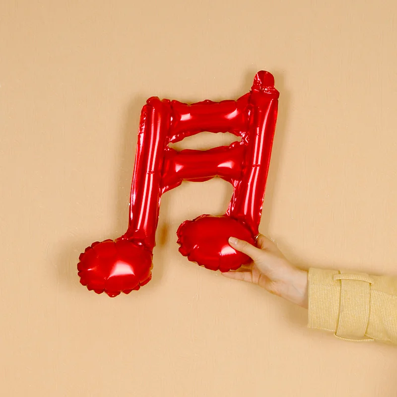 10pcs Large Colorful Music Notes Foil Balloon High School Party Festa Birthday Musical Notes Foil BALLOONS Event Party Supplies - Цвет: 8
