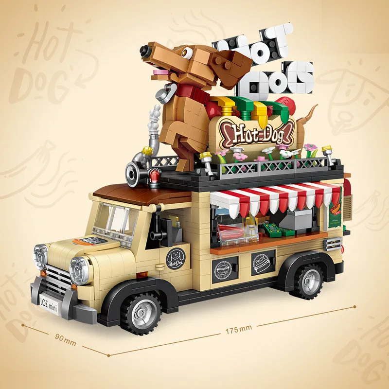 Loz Mini Blocks Ice Cream Van Building Toys Cash4yohome Building Toys Sets Packs