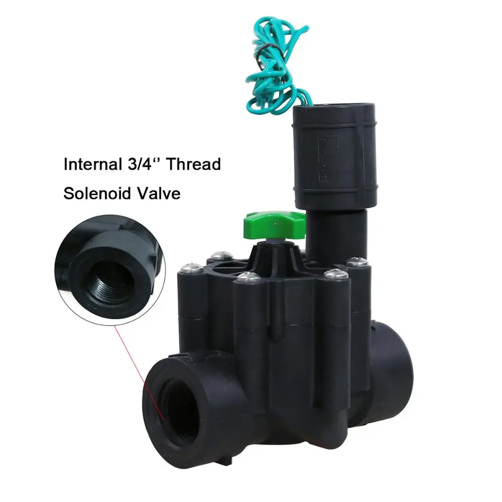 3 Quater and 1 Inch 8 станций сад автоматический оросительный контроллер воды таймер полива системы с ЕС стандартный внутренний трансформатор#10468 - Цвет: 3 Quater and 1 Inch