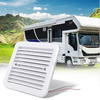 

12V Fridge Vent with Fan for Camper RV Trailer Caravan Side Air Strong Wind Exhaust Automobile Accessories Car Accessories