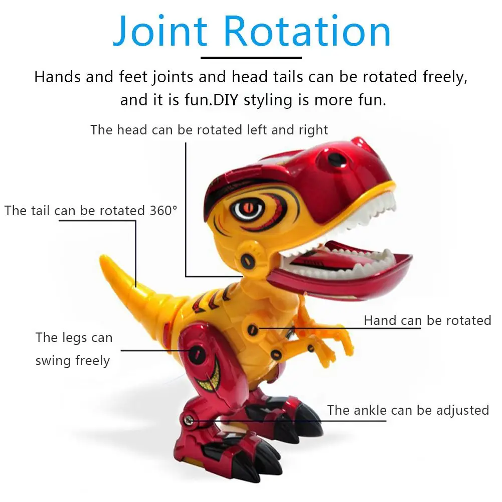 Динозавр дистанционное управление; Электроника робот со световым звуком для детей Детские игрушки Рождественский подарок игрушки
