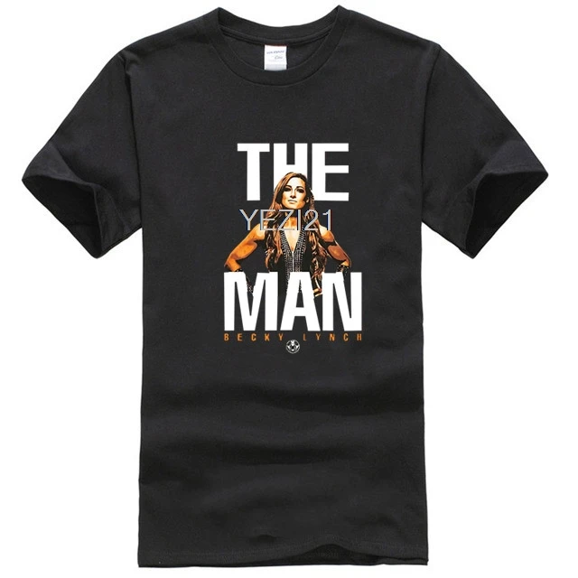 

Mineral Wash The Man Becky Lynch 2019 Summer Men's Short Sleeve T-shirt