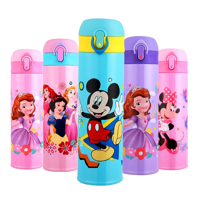 Disney Mickey Mouse Water Bottle  Water Bottle Mickey Minnie - Disney  Cartoon Kids - Aliexpress