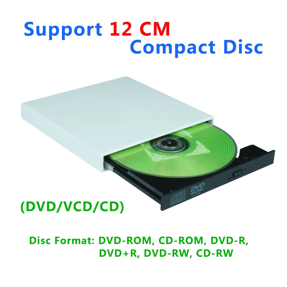 External Dvd Drive Sata To Usb Case For Laptop Notebook