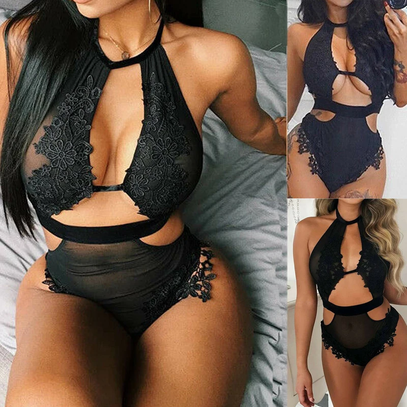 Ночное белье-нижнее белье-женский сексуальный кружевной-Babydoll-Ночное белье сексуальный-комплект нижнего белья 1 шт. Ночная рубашка бикини накидка