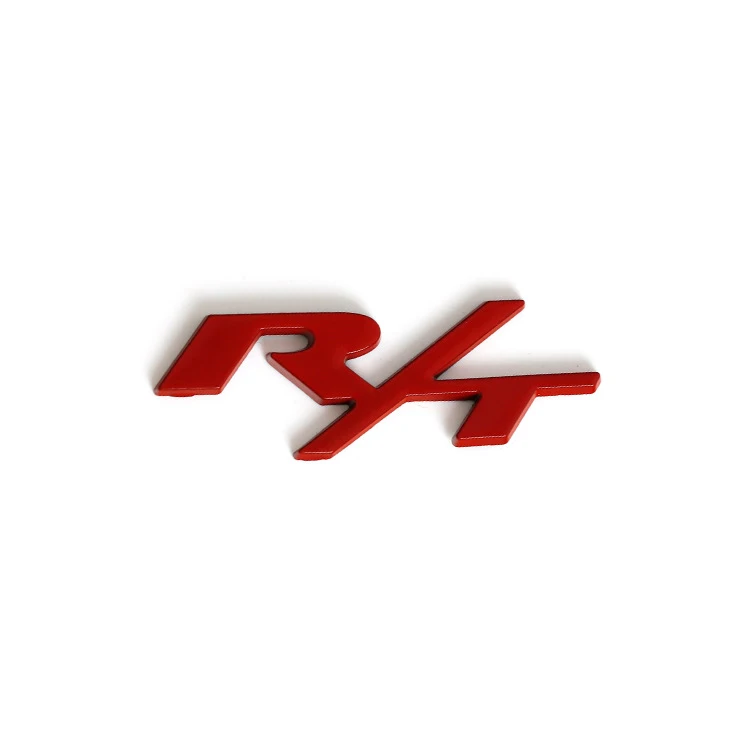 Автомобильная 3D металлическая эмблема, значок, наклейка для Dodge Challenger caliber journey ram 1500 nitro R/T RT, логотип, наклейка на багажник автомобиля - Название цвета: E
