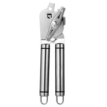 

Can Opener Stainless Steel Manual Tin Can Opener Heavy Duty 3-in-1 Bottle Opener Lever for Kitchen Restaurant Camping