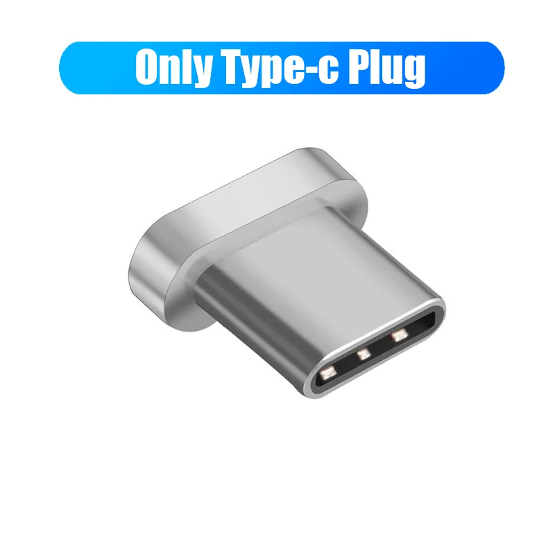 Магнитный кабель 90 градусов usb c Micro usb type C кабель для быстрой зарядки L-Line Micro usb type-C магнитное зарядное устройство для iphone X xiaomi - Цвет: Only Type C Plug
