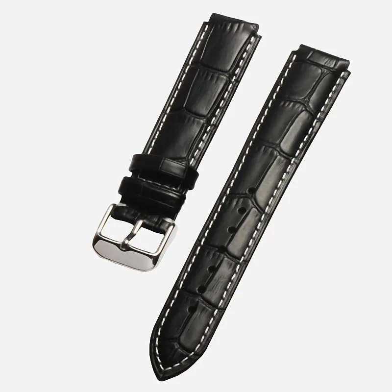 16*12 20*16 мм выпуклый конец телячьей кожи ремешок для часов Rado R30554105 R30939125 ремешок для часов браслет аксессуары