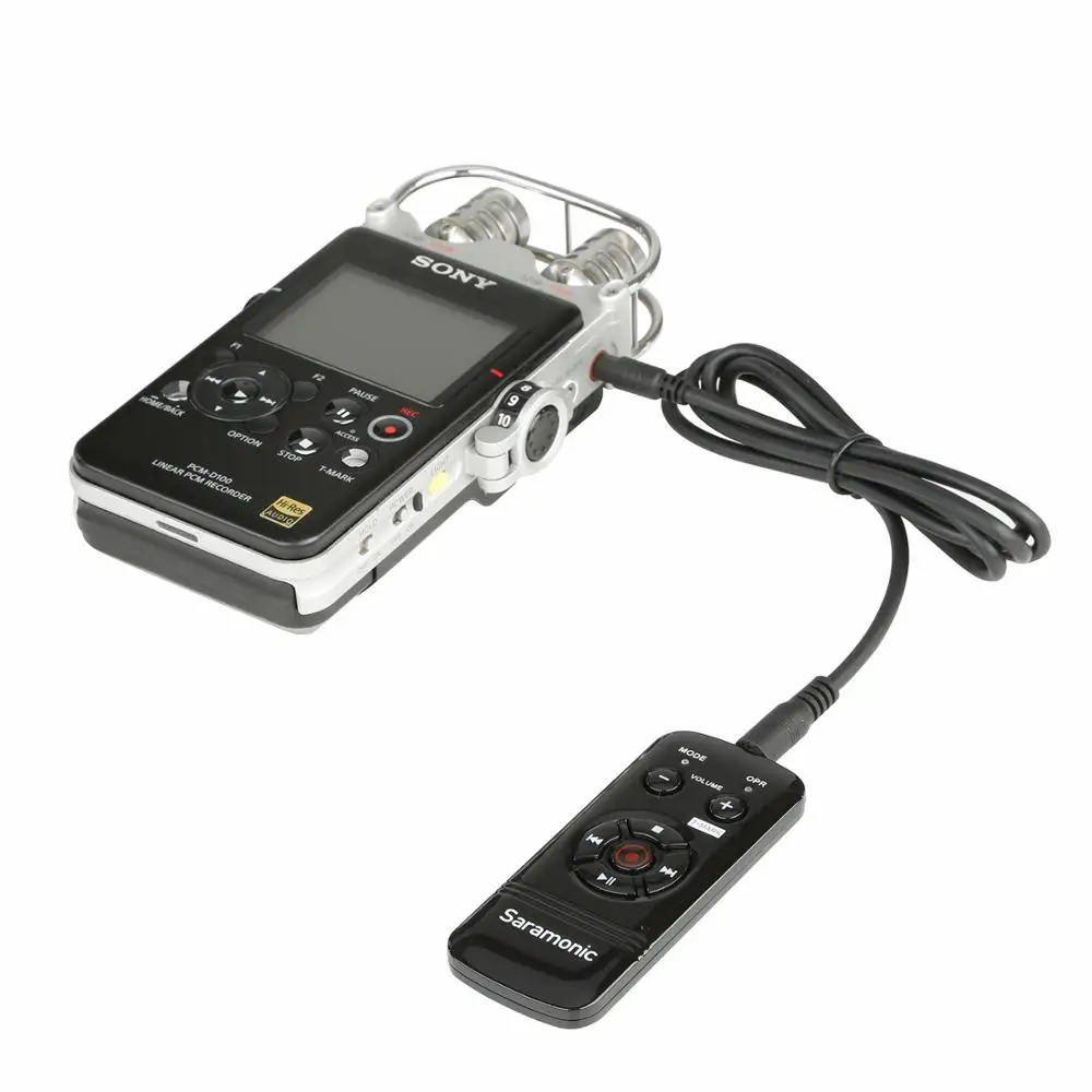 Saramonic RC-X анти-встряхивание проводной пульт дистанционного управления спуска затвора для Zoom H6/5/4/H4nPro/H2n, PCM-M10/D50/D100 портативный цифровой Rec
