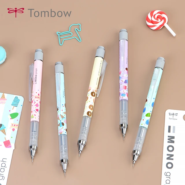 Tombow MONO-Ensemble de gommes à crayons mécaniques, 0.5mm, Smoky Document  Limited, Fournitures d'écriture pour étudiants rétractables, Cute Kawaii  Staacquering - AliExpress