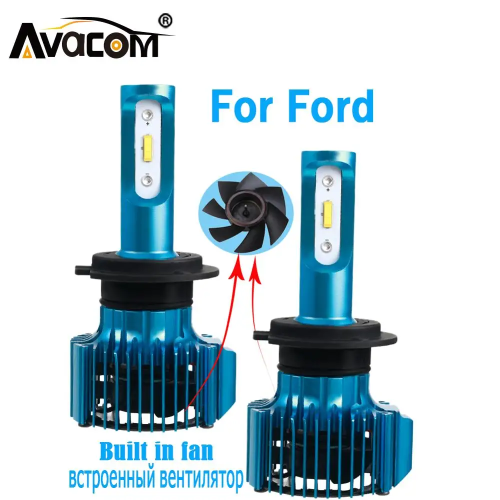 H7 светодиодный H11 Автомобильные фары 12V 6500K 70 Вт H1 H15 H4 автомобильные DRL