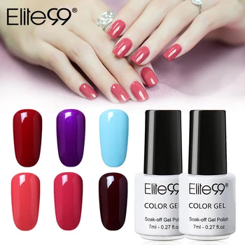 

Elite99 Gorgeous Gel Polish Nail Art Gel Nail Polish Set For Manicure Soak Off Nail Primer Semi Permanent UV Gel Hybrid Lacquer