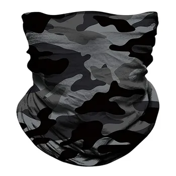 

1PC Fashion Camouflage Print Face Mask Magic Scarf Outdoor Riding Sport Tube UV Face Mask Washable And Reusable Mascarilla