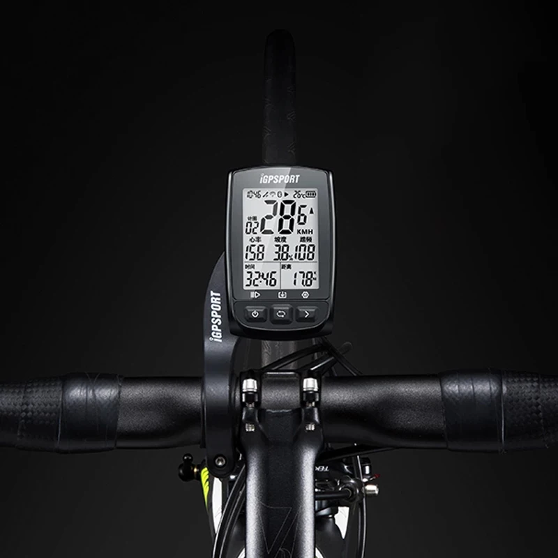 Ciclocomputadores GPS ANT Negro Función iGPSPORT iGS50E Computadora Bicicleta Inalámbrica Ciclismo Cuentakilometros bici