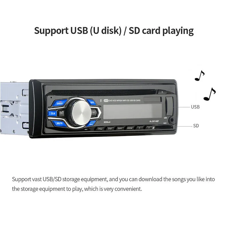 Автомобильный CD dvd-плеер радио Bluetooth 1 din стерео Авто Радио 12 в телефон AUX-IN MP3 FM/USB/Радио дистанционное управление аудио автомобиля
