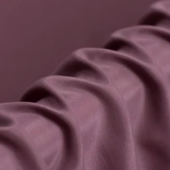 

high quality 100% pure 8mm silk habotai fabric pinkish purple color 114cm width 45" in stock NO.09
