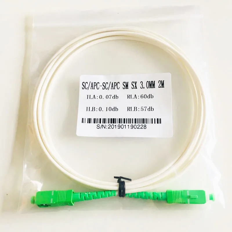 90 шт SM SX 3 мм 2 метра SC/APC-SC/APC патч-корд g652d