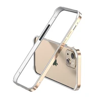 Gold Metall Silikon Telefon Stoßstange Fall Für iPhone 13 Pro Max 12 Mini 11 13Pro 12Pro 13Mini iPhone13 XR X XS 7 8 Schwarz Zubehör