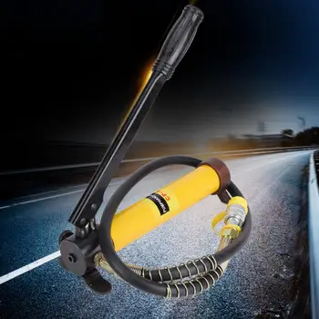 

Manual Hydraulic Pump + Ultra-Thin 10T Hydraulic Jack Steel Handle Lifting Tool Material Handling Products