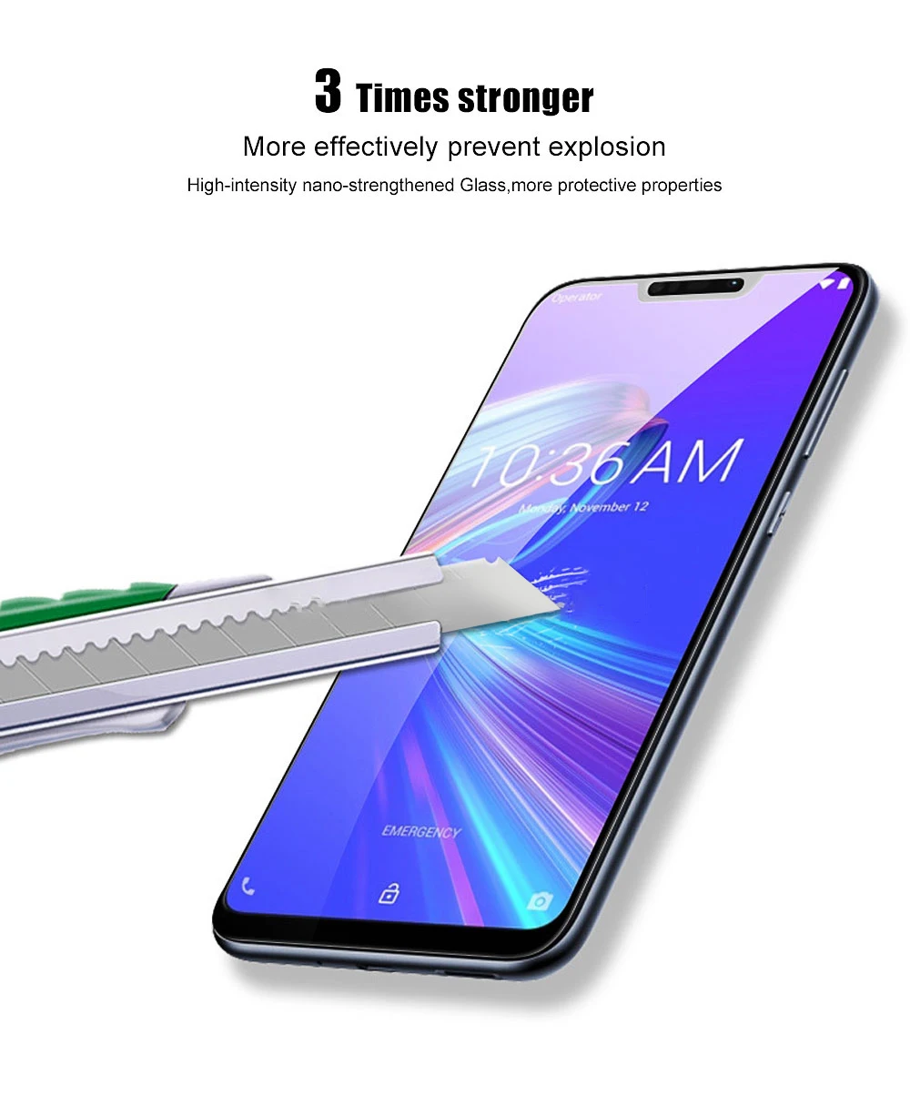 2 шт полное покрытие стекло для Asus Zenfone Max Pro M2 ZB631KL ZB633KL Закаленное стекло протектор экрана для ASUS ZB631KL ZB633KL стекло