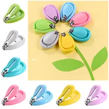 Дети пальцы рук и ног резаки душ подарки набор 7 цветов Детские Маникюрные ножницы безопасность младенческой ногтей триммер для собак