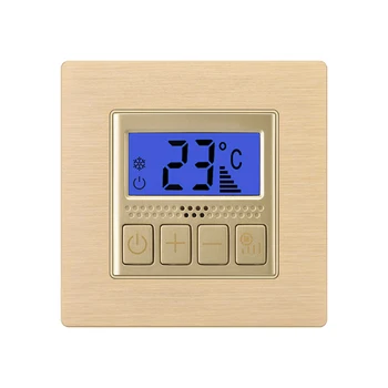 

KAMANNI Regulator temp switch temperature controller Temperature interrupter computer room thermostat aluminum alloy panel
