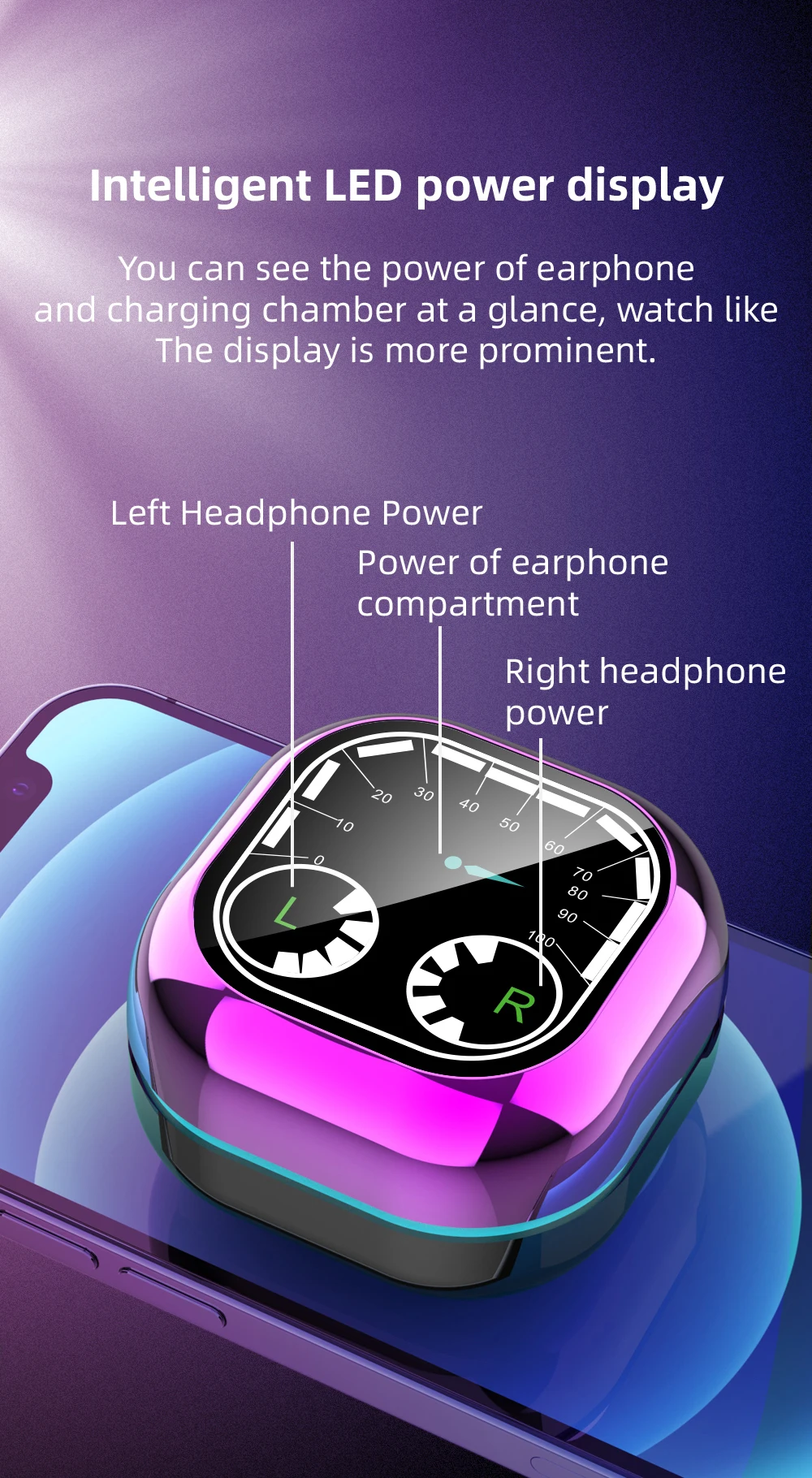 Fones de Ouvido sem Fio Fones de Ouvido Fones para Iphone Bluetooth Fone Cancelamento Ruído 12 Auriculares Tws 3 Fones de ouvido